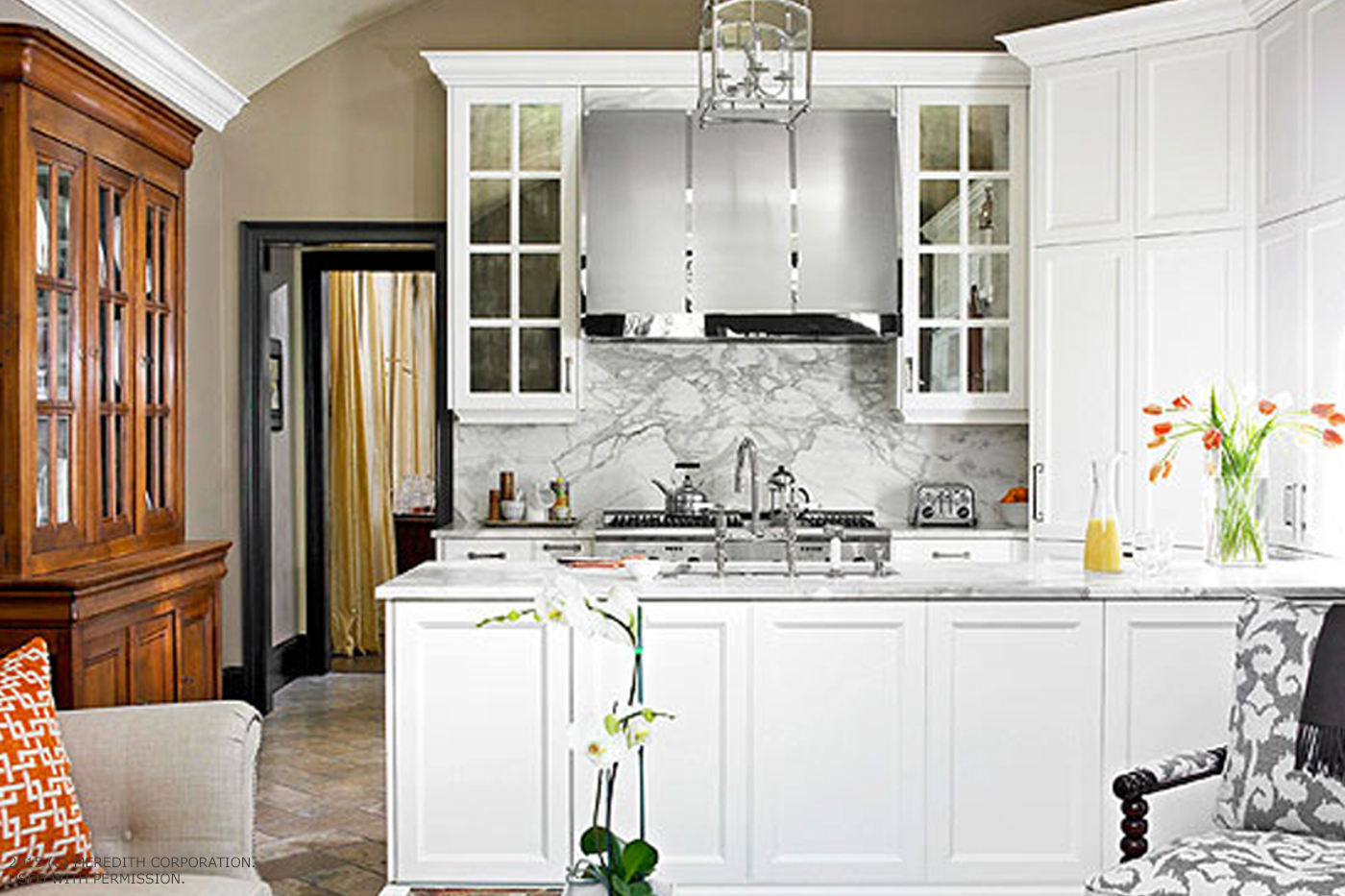 how to impress with a basic white kitchen - better homes and