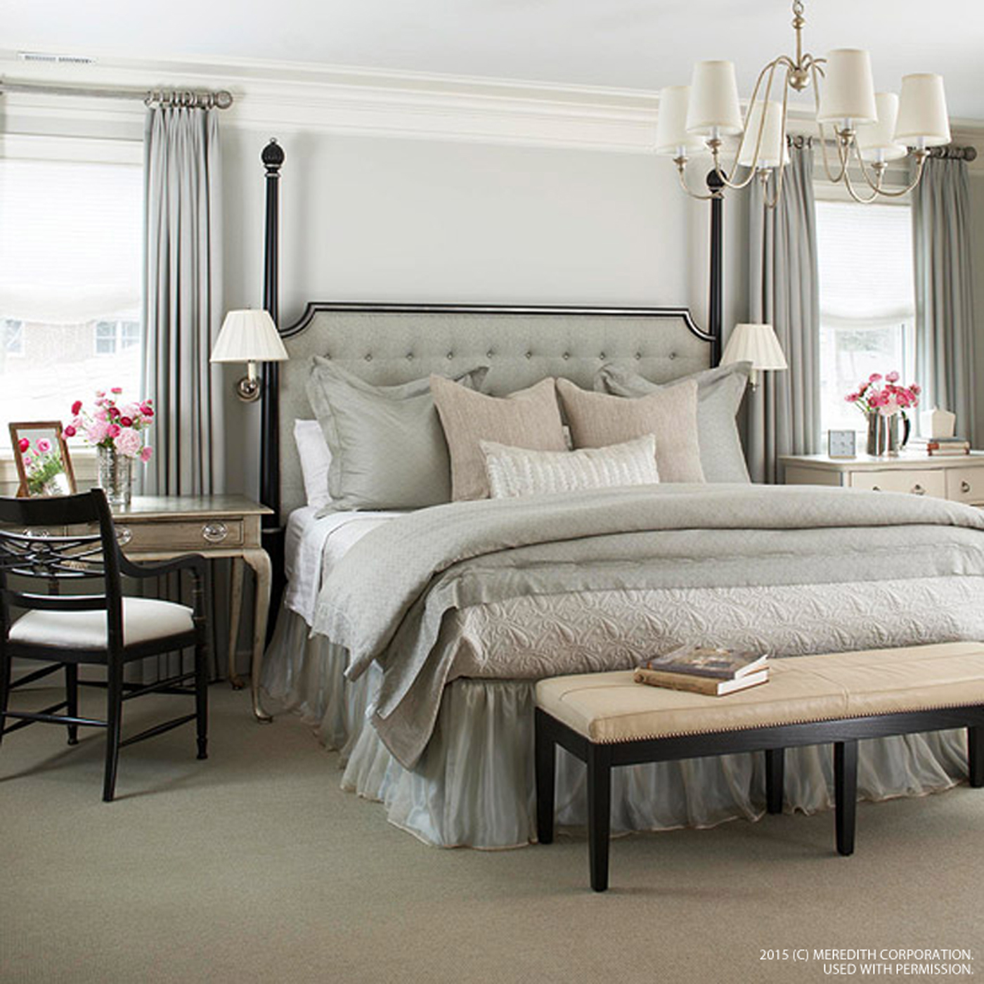 Update Your Home’s Bedrooms: Upholstered Headboard Ideas -bhgrelife.com