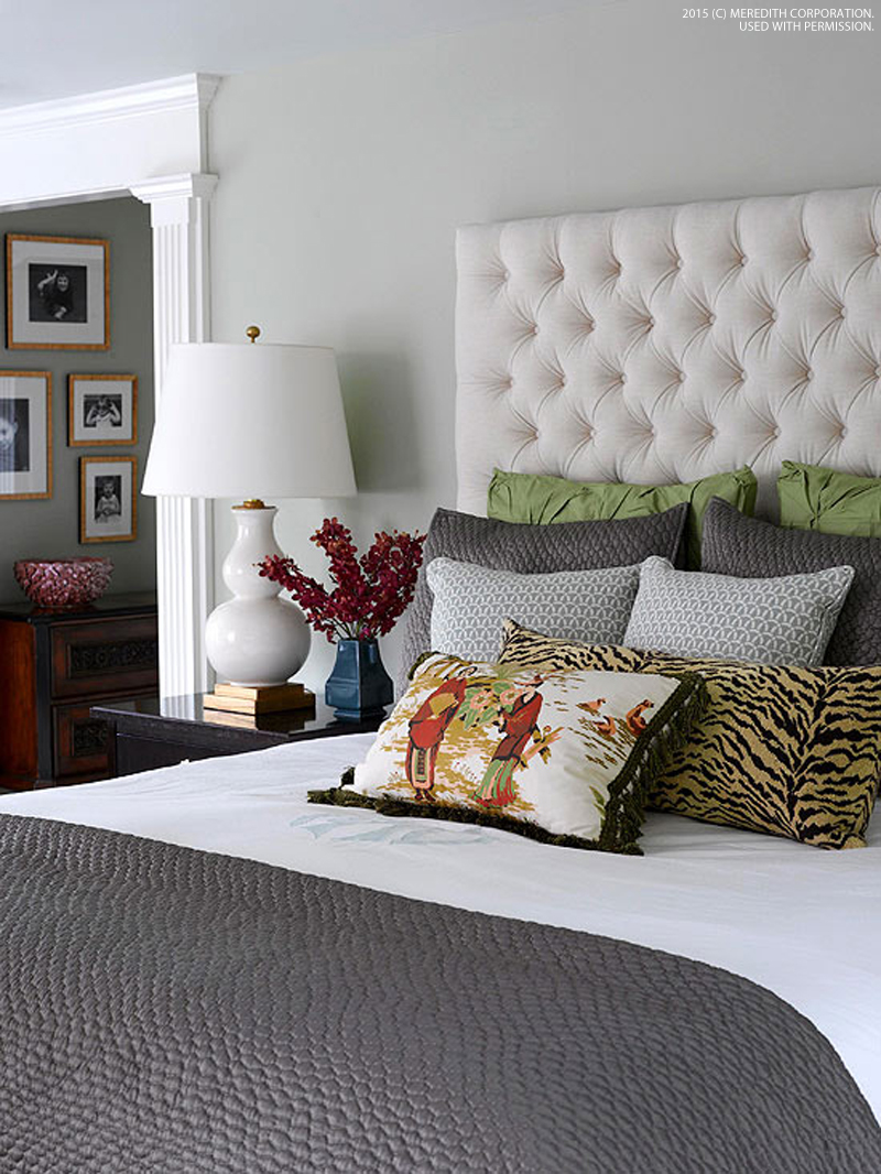 Update Your Home’s Bedrooms: Upholstered Headboard Ideas -bhgrelife.com