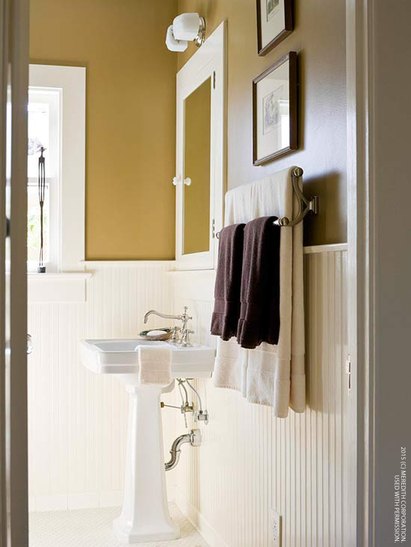 Cheery & Bright Yellow Bathroom Designs - bhgrelife.com