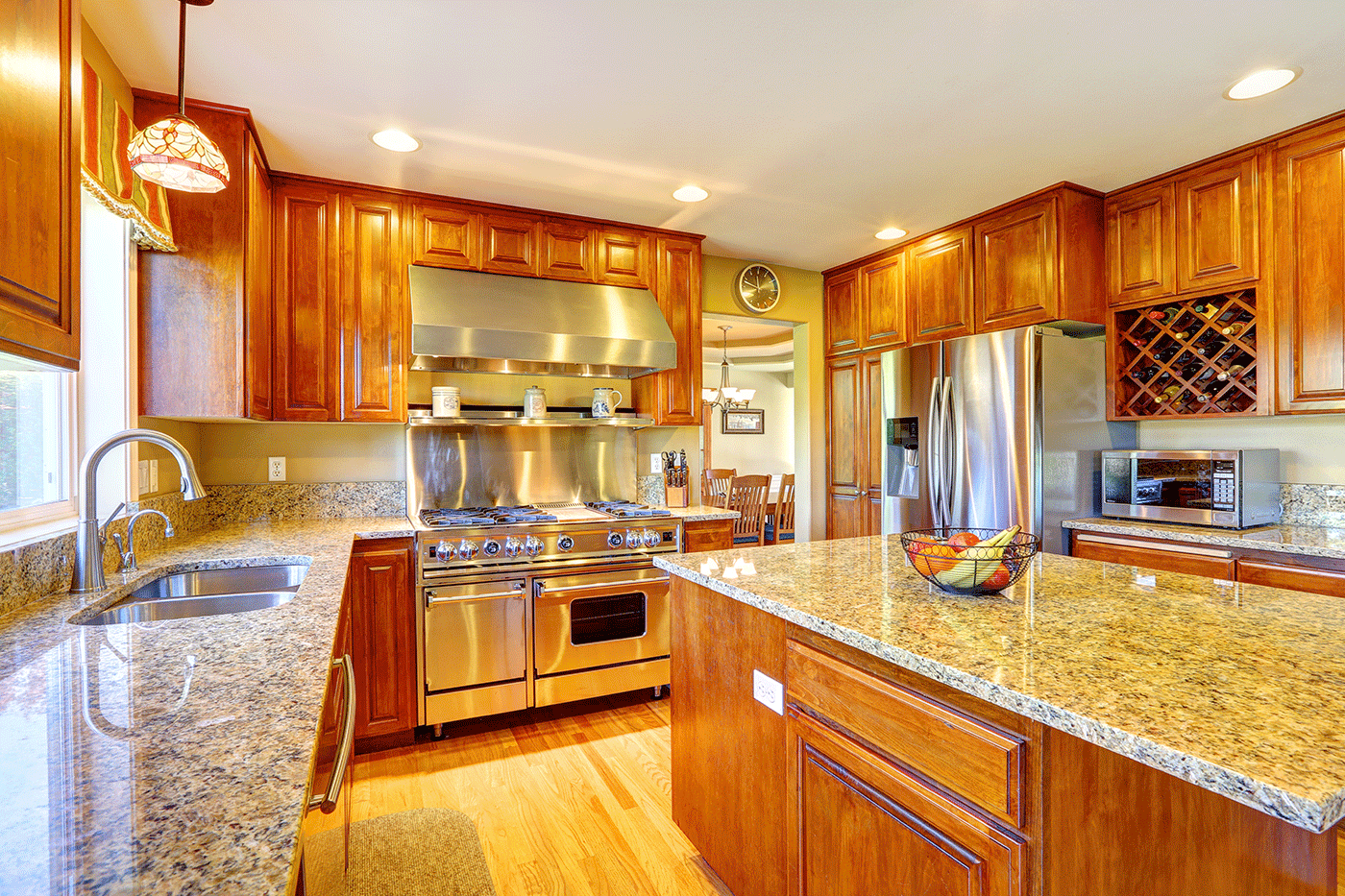 kitchen storage and table combination