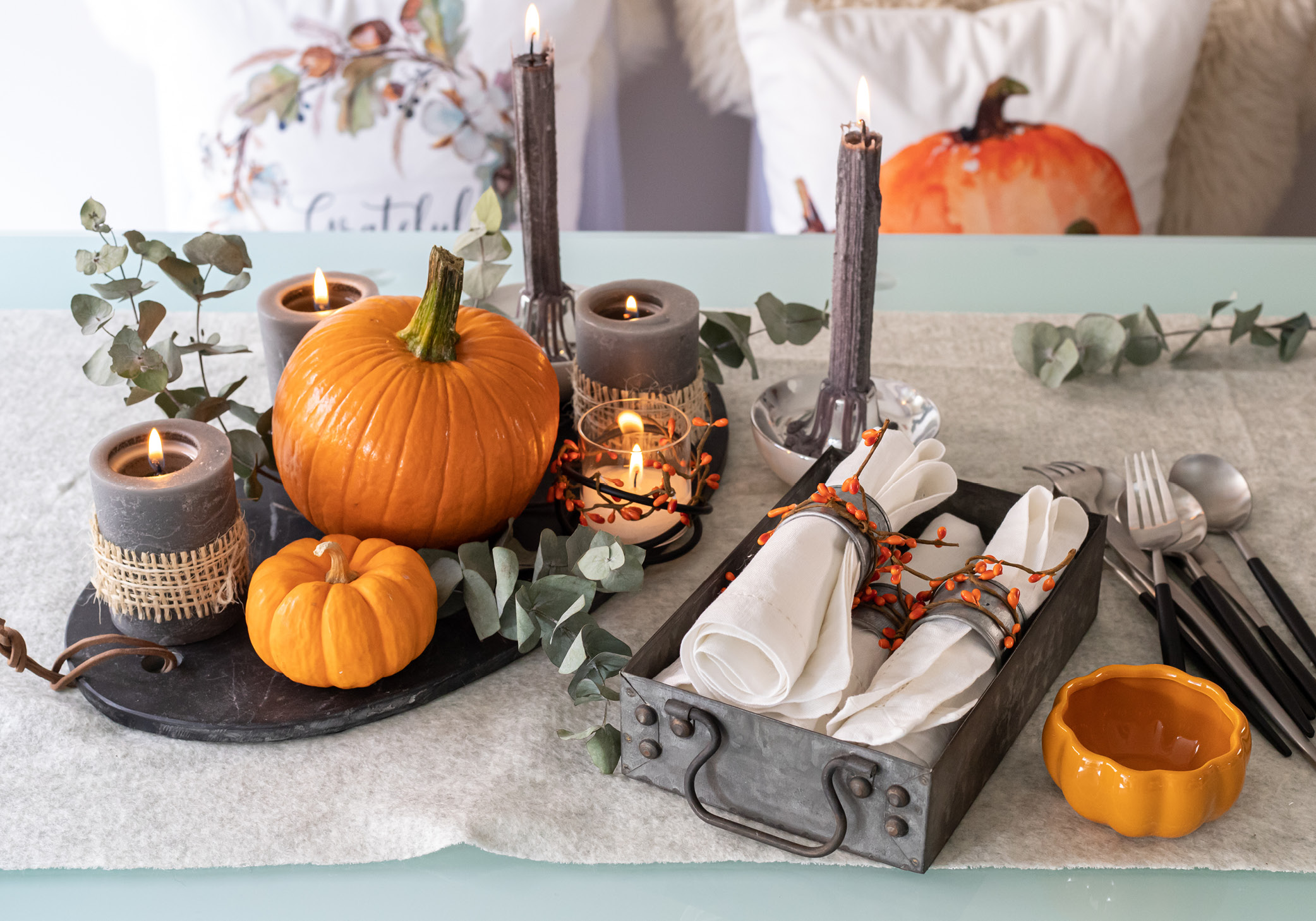 Fall tablescape