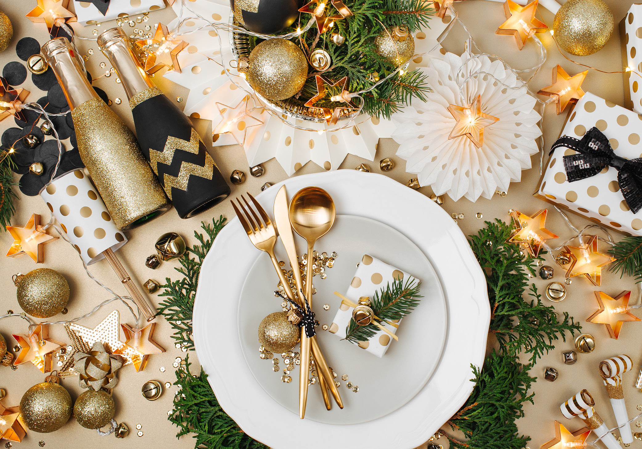 New Year table