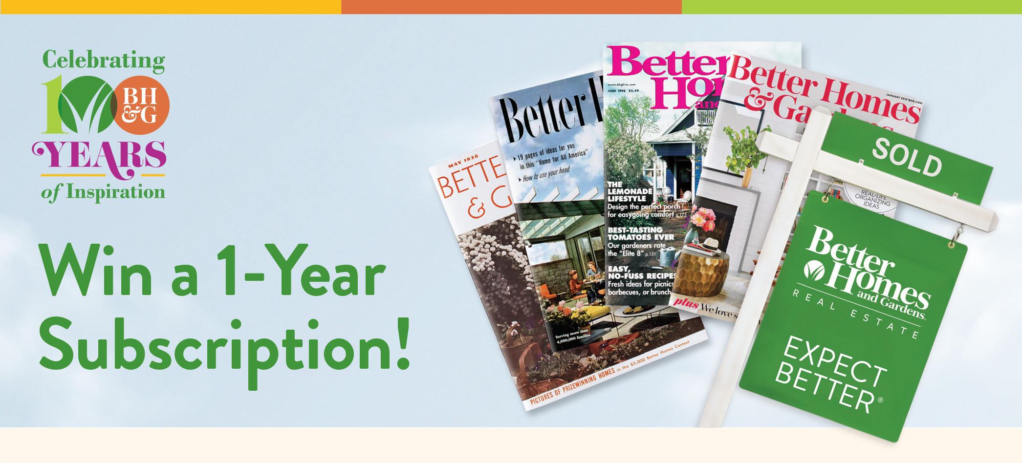 BH&G win a subscription