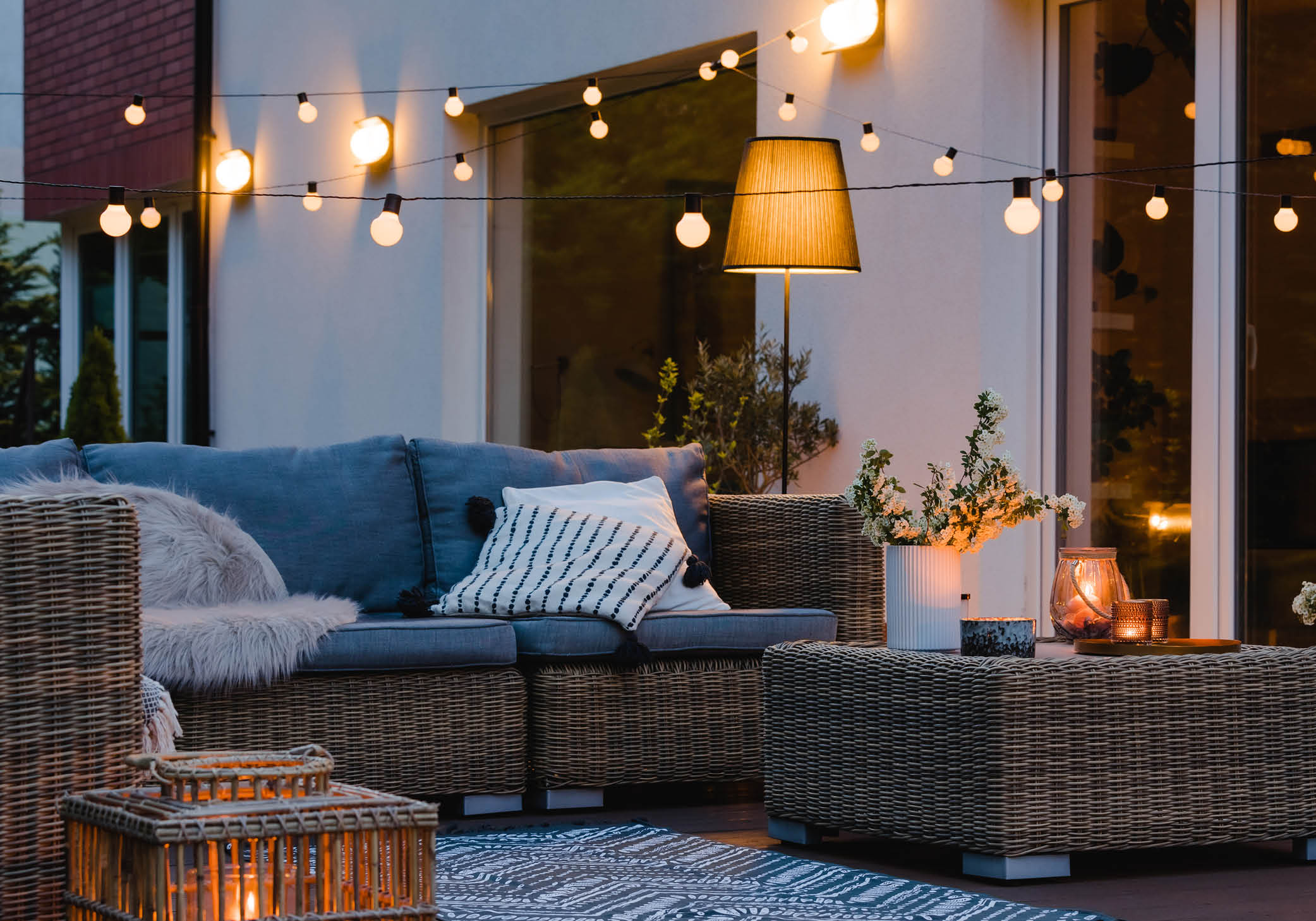 String Lights for Outdoors - Better Homes and Gardens® Real Estate