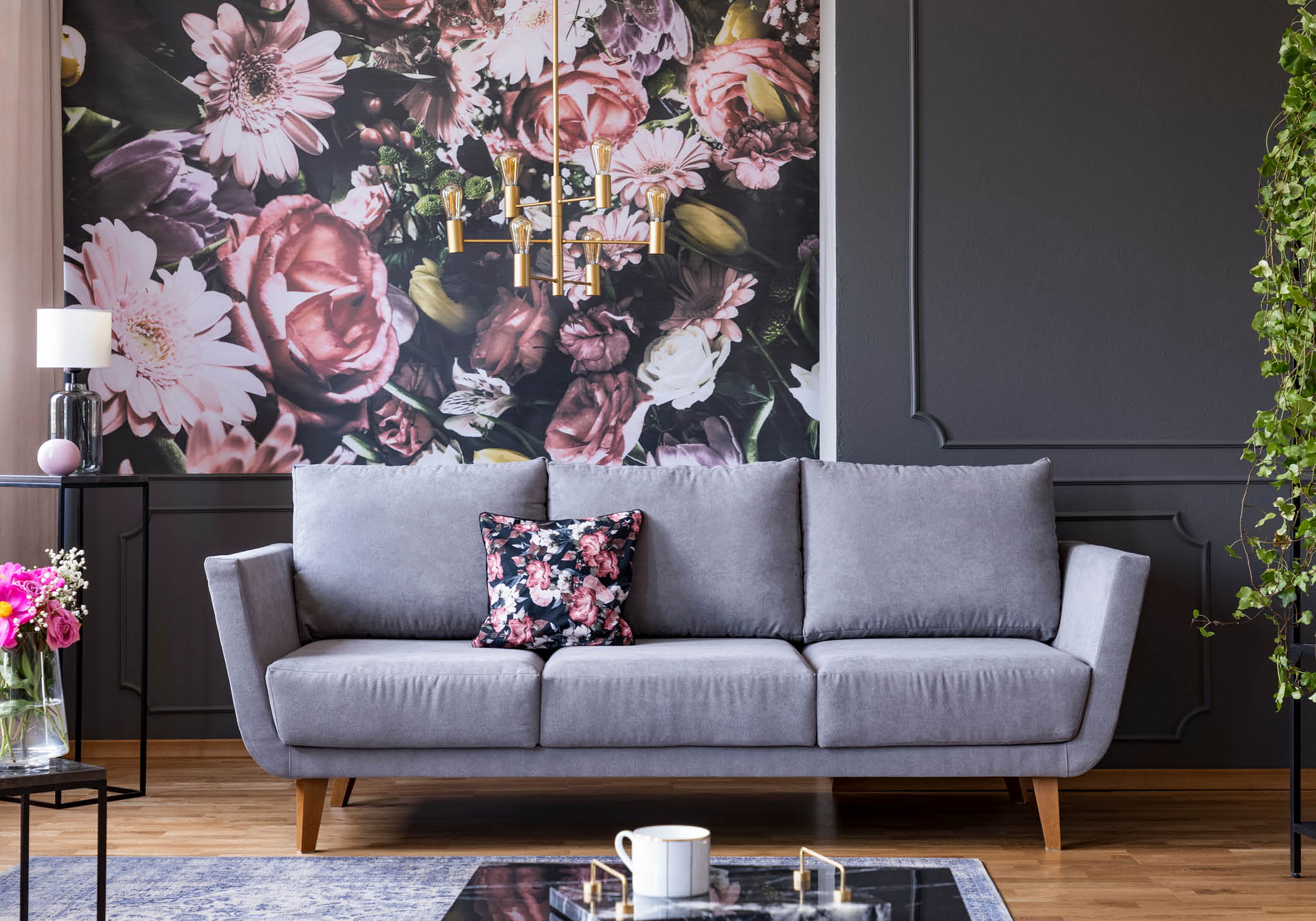 New Traditional style living room
